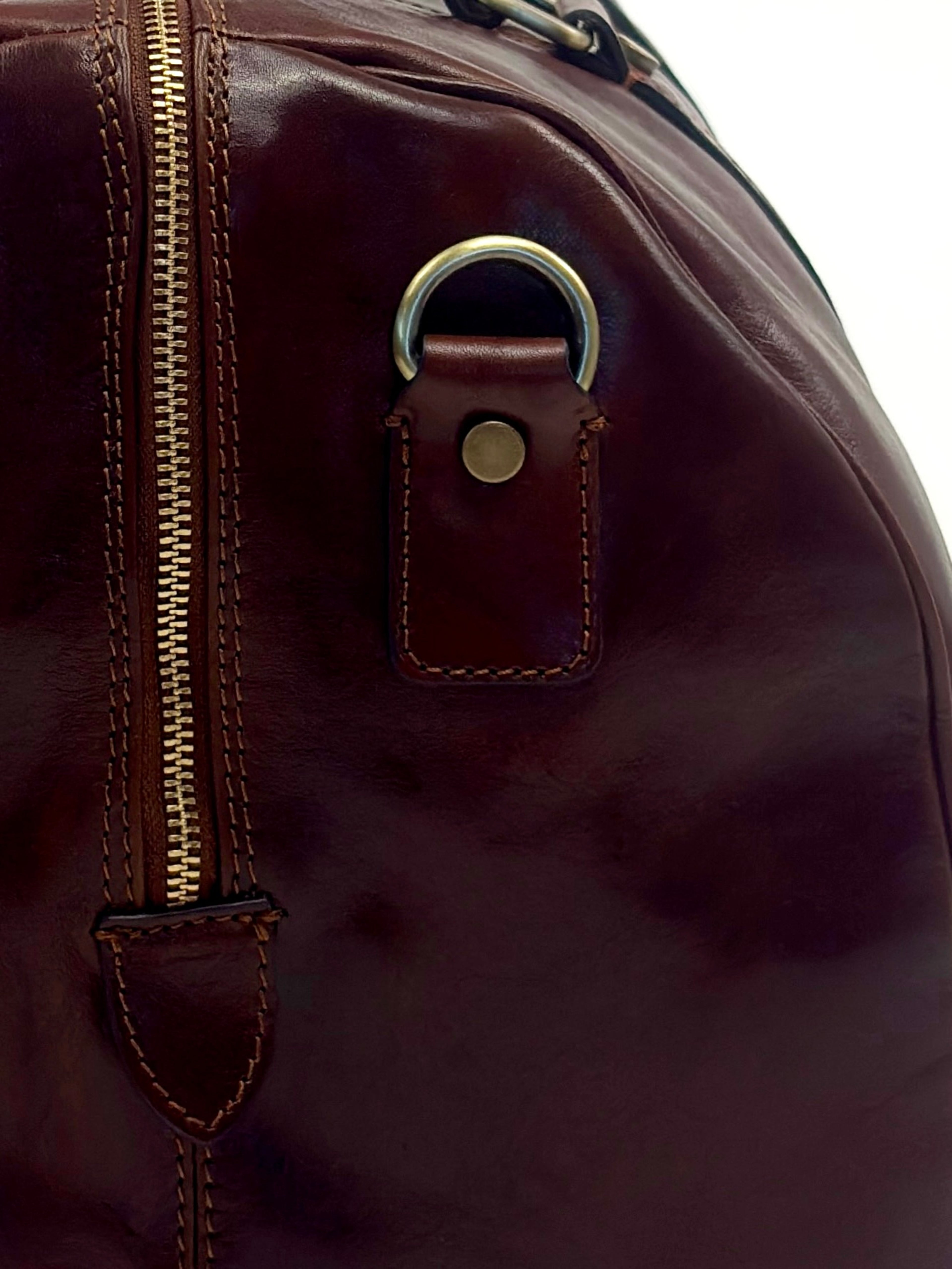 Time Resistance Wise Children Travel Bag Leather