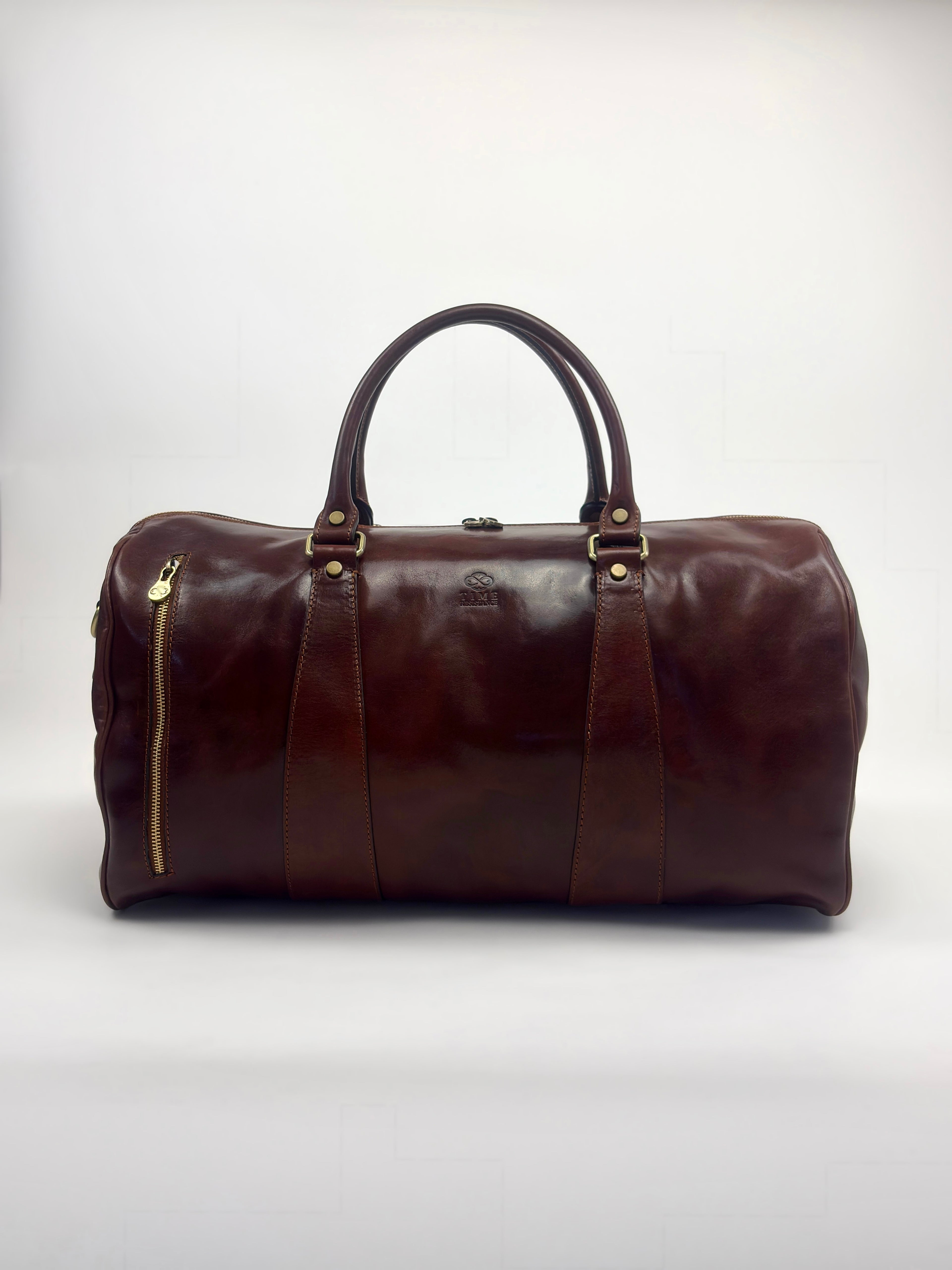 Time Resistance Wise Children Reisetasche Leder